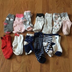 Lot of 13 Pairs Carter’s Socks
